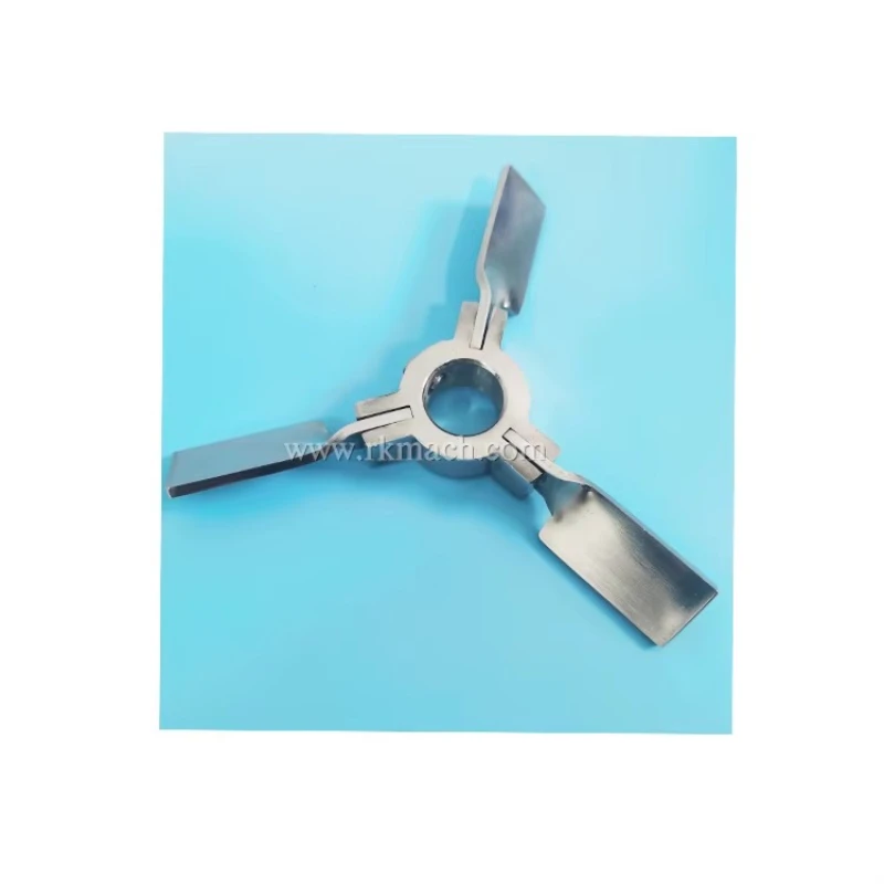 Food Grade 150mm Stainless Steel 304 Paint Agitator 3 Blade Mixer Paddle