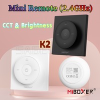 NEW MiBoxer K2 2.4GHz Mini Circular Color Temperature Panel Remote Control Adjustable Dimmer Wireless Controller for Lamps CCT
