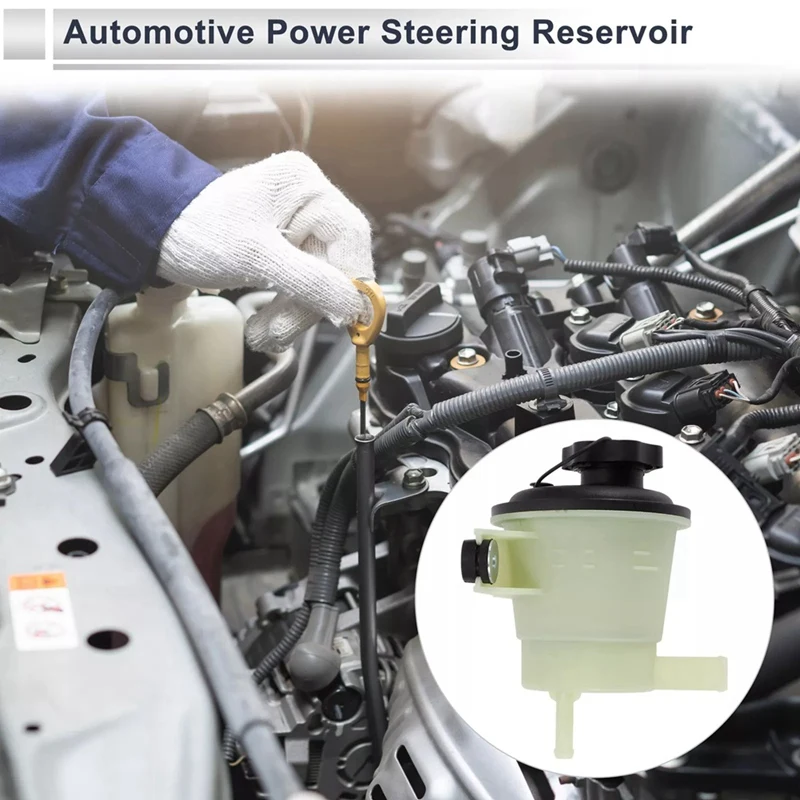 

Power Steering Reservoir W/ Cap YL8Z-3A697-BA For Ford Escape 2001-2007 Mazda Tribute Mercury Steering Pump Oil Tank