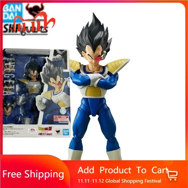 بانداي S.H.Figuarts حقيقية الأصلي لعبة دراغون بول فيغيتا IV-24000 قوة القتال عمل أنيمي الشكل تحصيل الدمى لعبة الهدايا