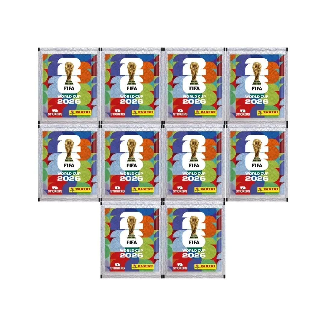 High Quality Brand New 2026 FIFA World Cup Panini Stickers International Version Rare Collection Football Fan Souvenir Present