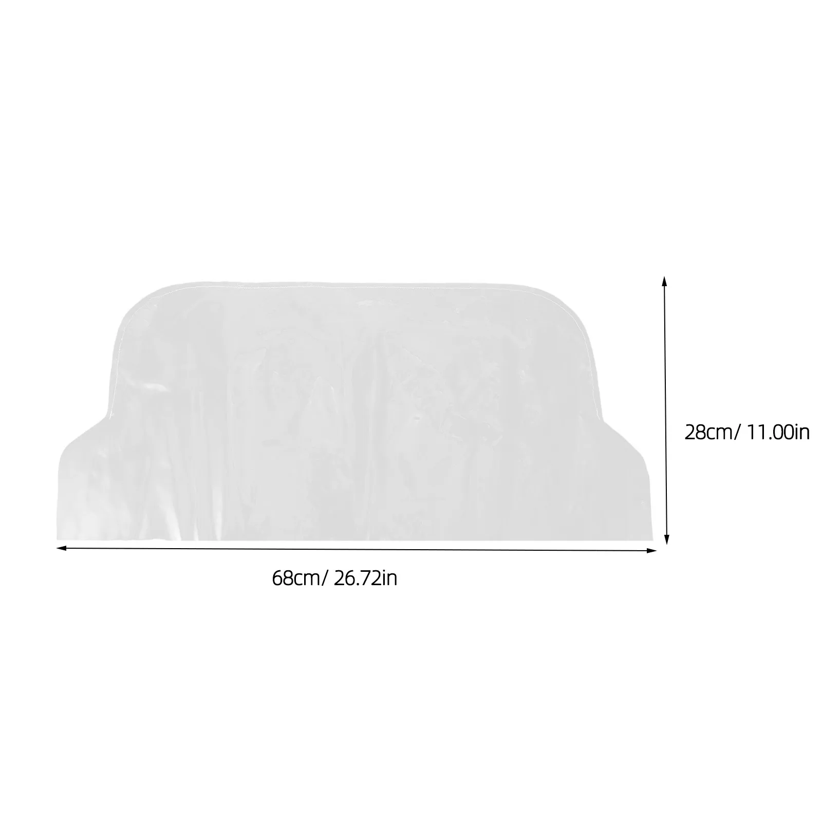 Salon Chair Cover Clear PVC Protects Spa Barber Styling Chair Back Seat Waterproof Protector Fits Most Standard Armchairs