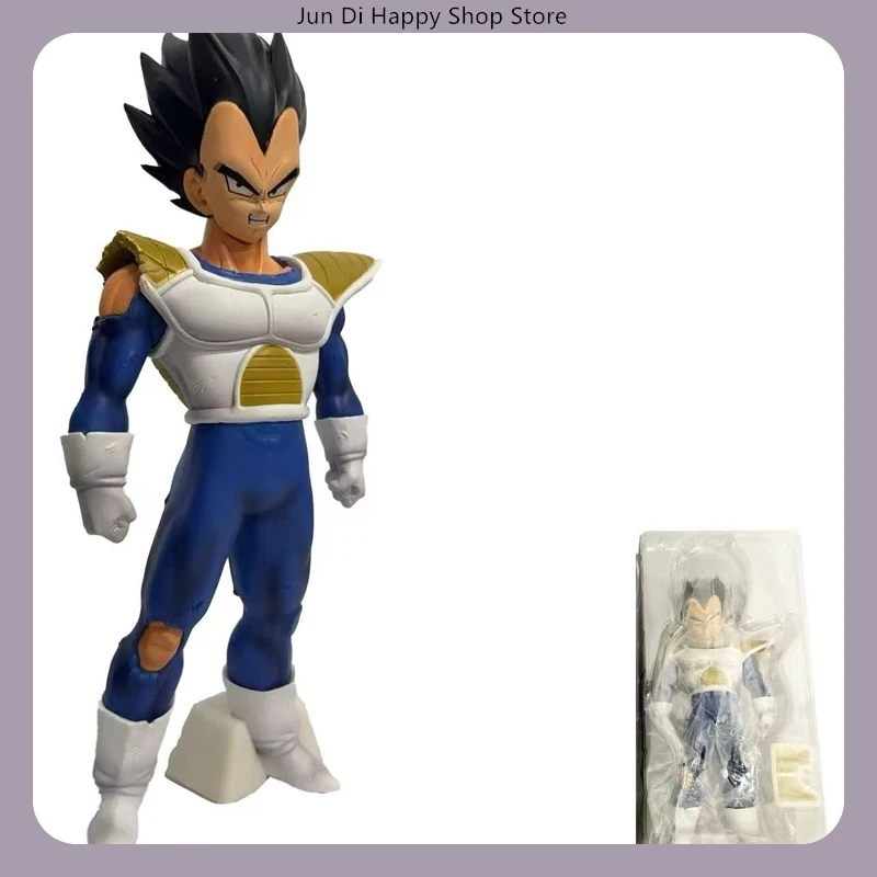 22cm Dragon Ball Battle Damaged Vegeta Standing Pose Anime Figure Model Statue Collection Decoration Ornament Toys gifts