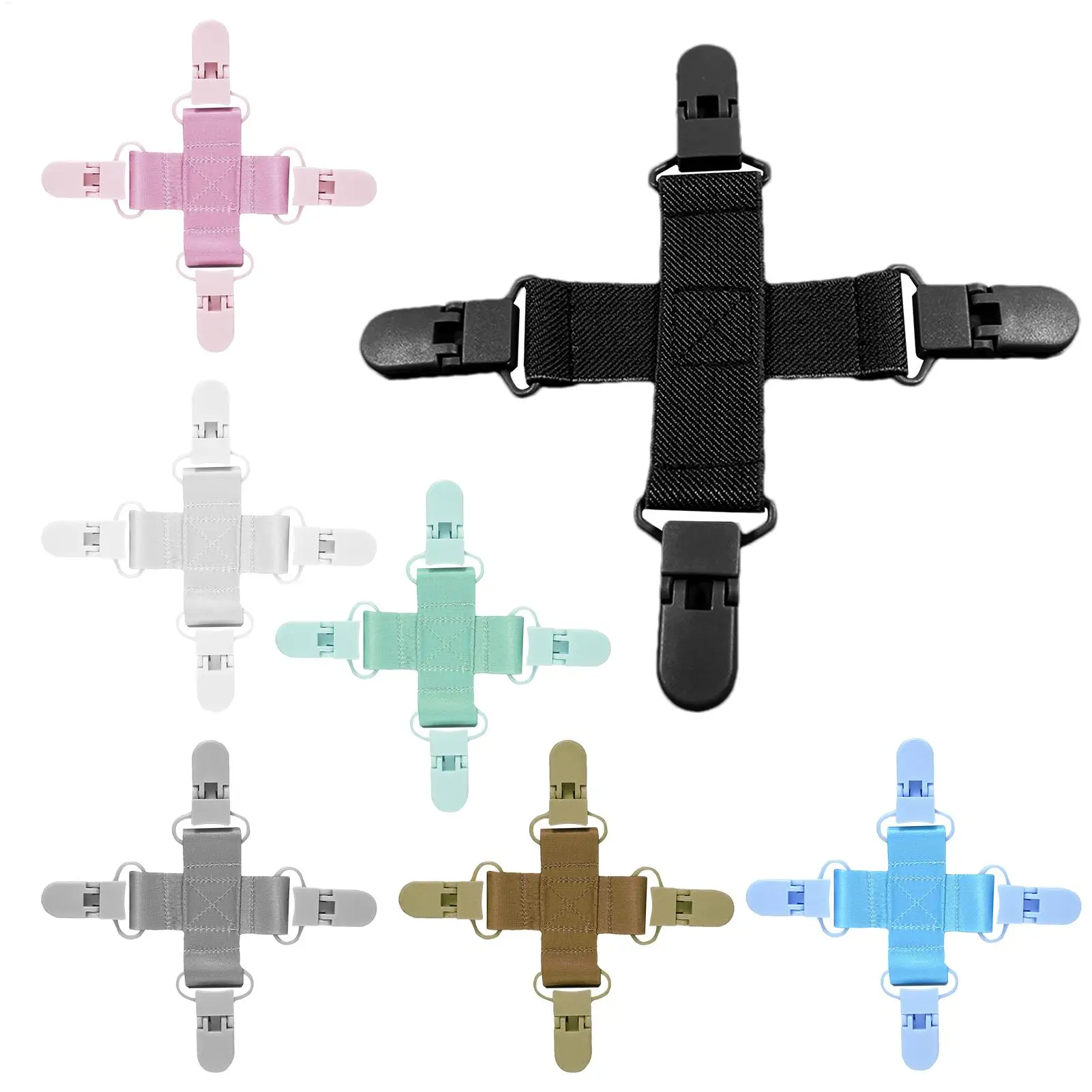 hot new 1pc Bed Sheet Clips For Washer Bed Sheet Anti-Knot Clamps Duvet Cover Anti-Tangling Clips For Apartment Dwellers Elderly