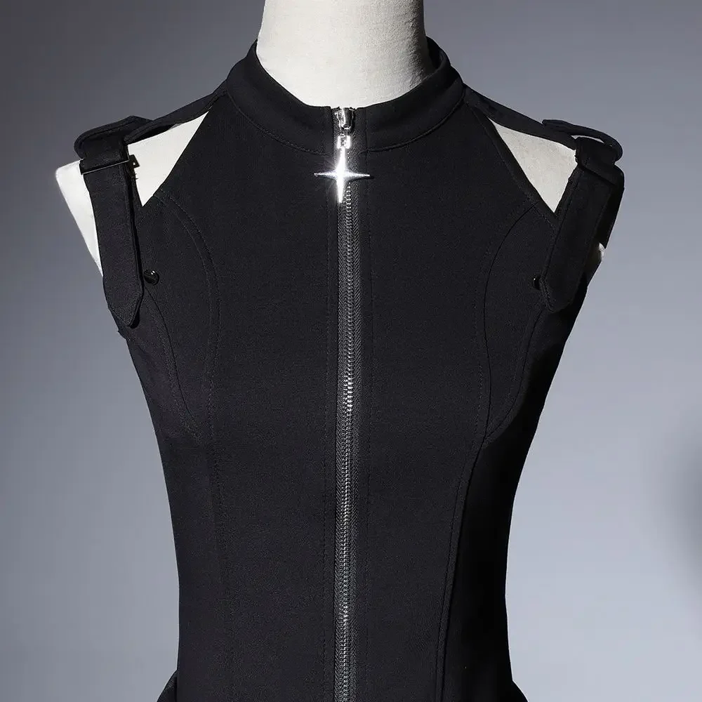 2025 Abito di abbigliamento scuro Lolita femminile di design di nicchia stile estivo