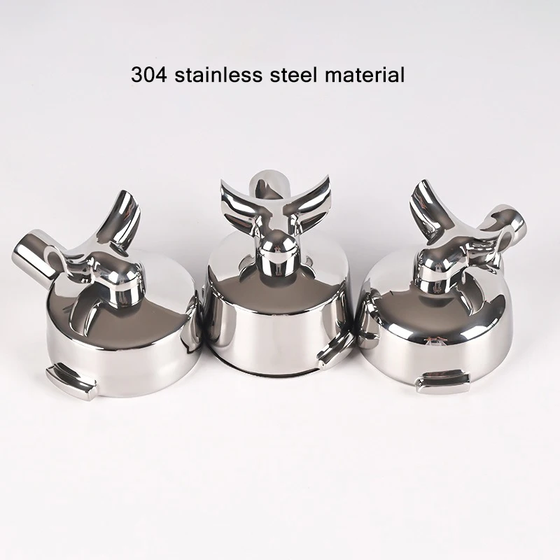 58mm 2-ears Double Spout Coffee Portafilter for La Marzocco/Gaggia/Nuova Coffee Machine 304 Stainless Steel Coffee Accessories