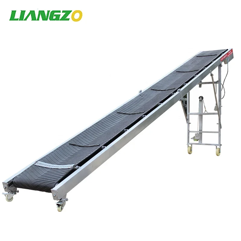 Factory price  Industrial Inclined Belt Conveyor for Loading & Unloading excavations and gravel