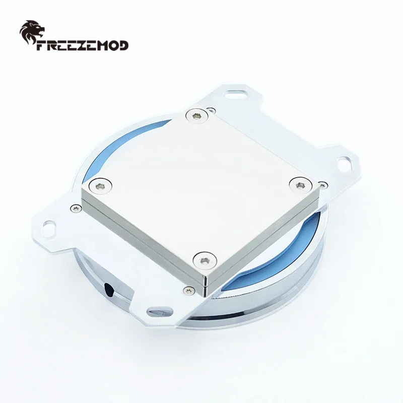 Imagem -04 - Zemod Cpu Water Block para Amd Am2 Am3 Am4 3d Processador Ryzen Cooler Infinito Efeito Gradiente 5v Argb Aura Sync