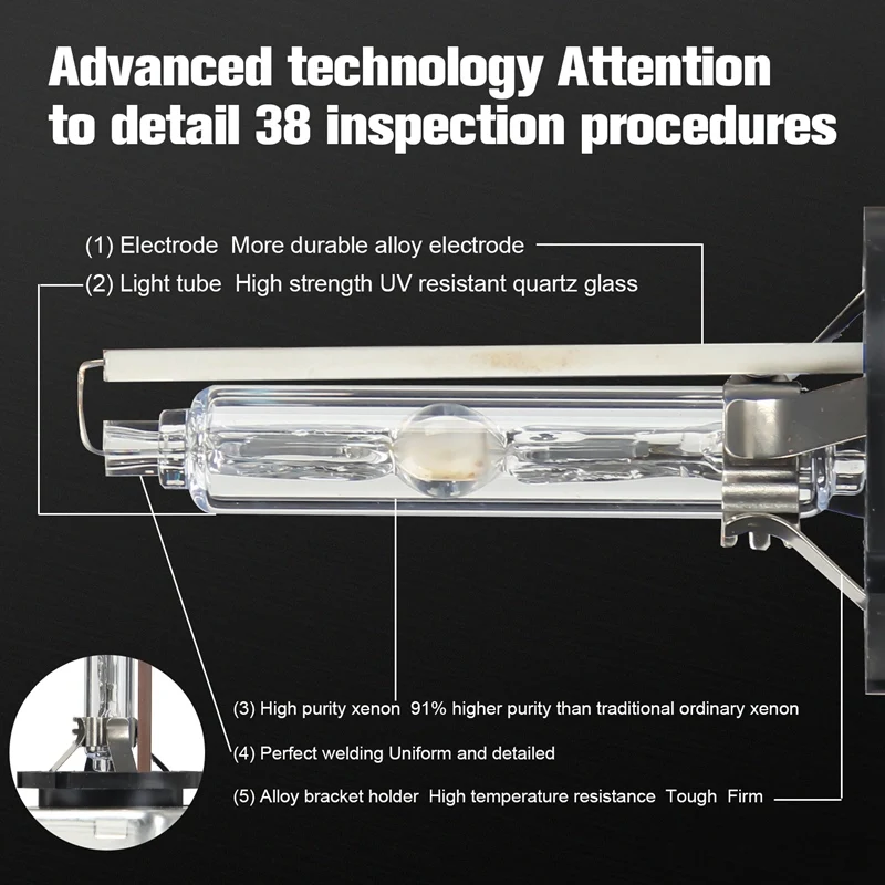 

D3S Xenon HID Сменные лампы для фар 35 Вт High Low для Dodge Charger 2011-2020, 2 шт.