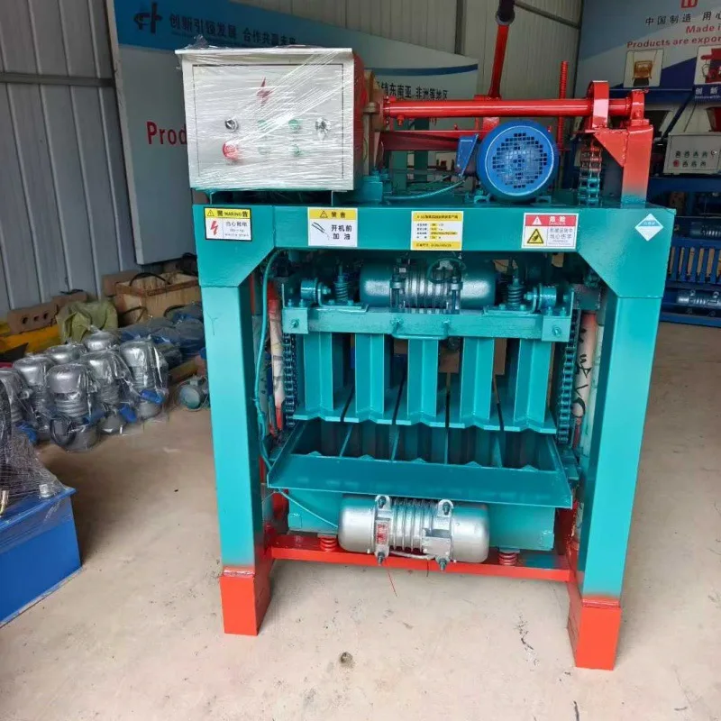 

(Sea shipping customization) Slag and oilfield sludge molding cement brick making machine Manila porous hollow cement no-burn br