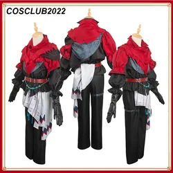 Adult Men FF16 Joshua Cosplay Fantasia Red Black Suit Anime Game Final Cos Fantasy XVI Costume Halloween Carnival Cloth