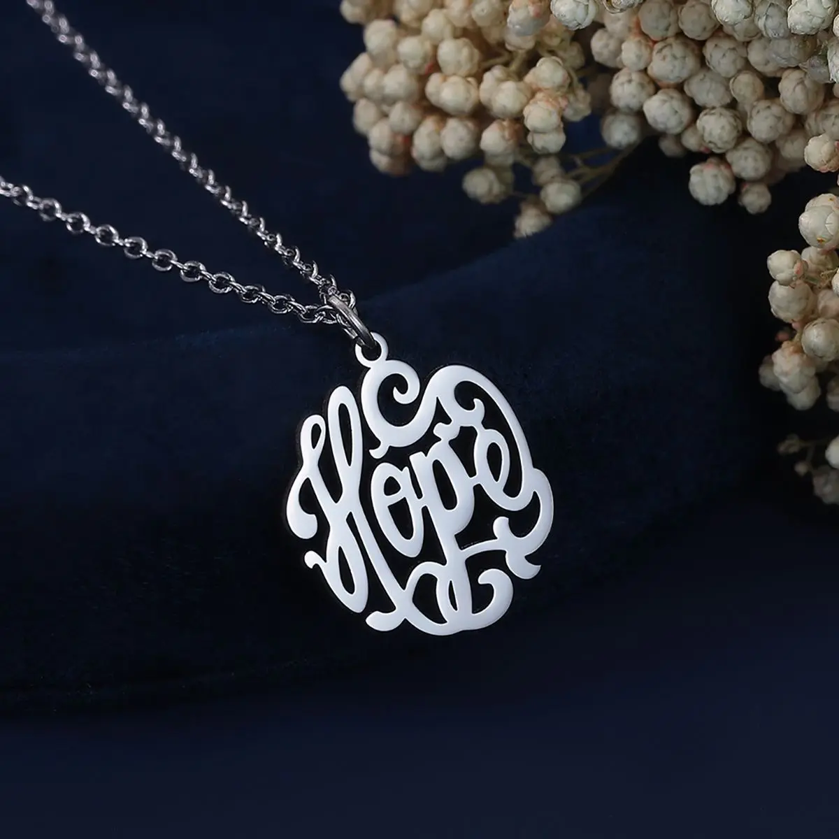 Creative Sliky Art Line Arabic Rune Necklaces for Women Men Clavicle Choker Stainless Steel Pendant Chains Fashion Jewelry Gifts