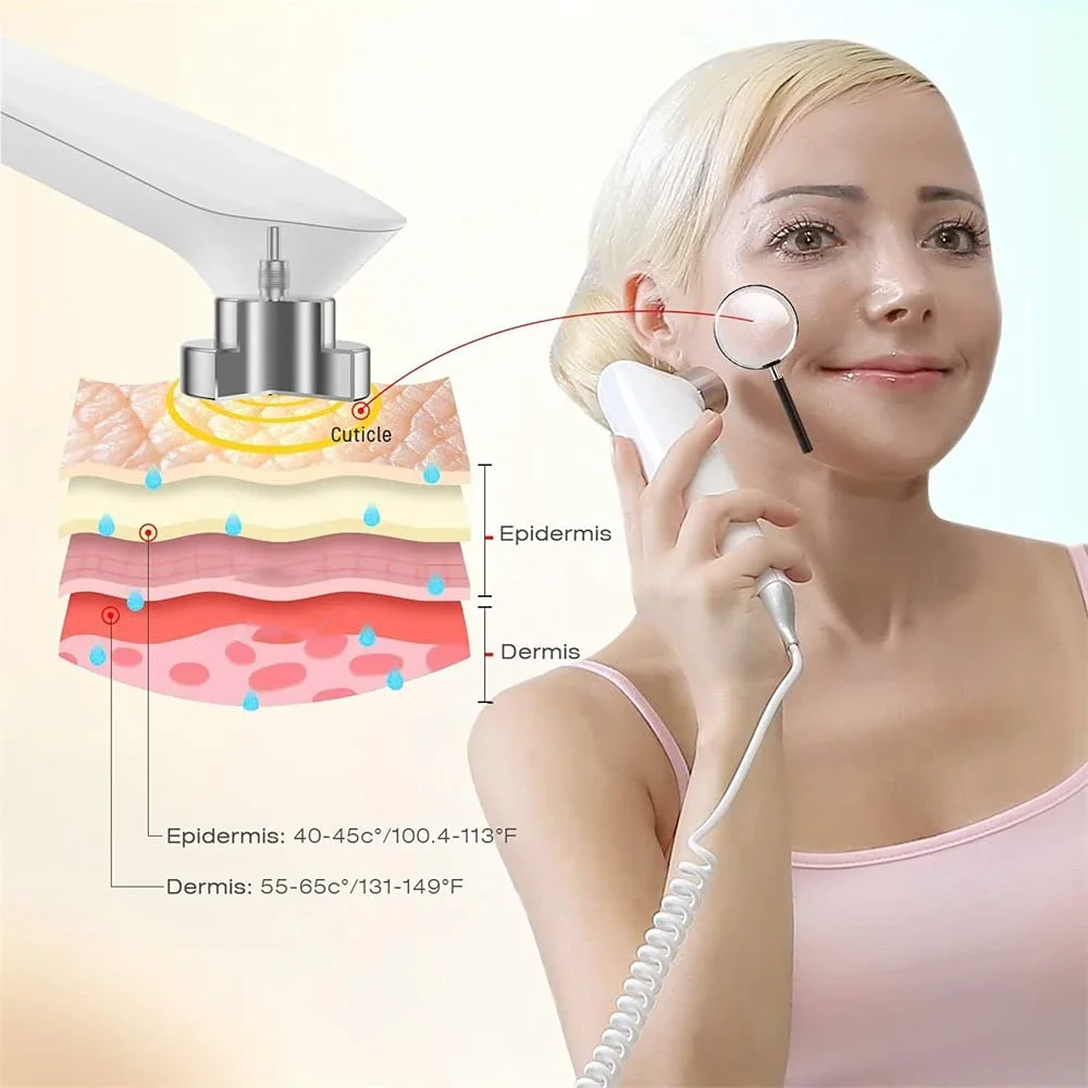 Masajeador Facial de radiofrecuencia RF, máquina profesional para eliminar arrugas, estiramiento de la piel, estiramiento Facial, dispositivo de belleza para el cuidado de la piel RF