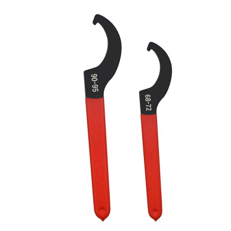 2Pcs Coilover Wrench C-Shape Spanner Wrench For Suspension System And Shock Adjustment