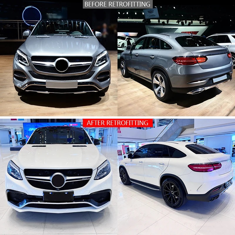 2015-2019 GLE Coupe Car Modification Upgrade GLE Coupe63 Front Bumper And Rear Bumper Body Kit For Body Kit Full Body Kit W