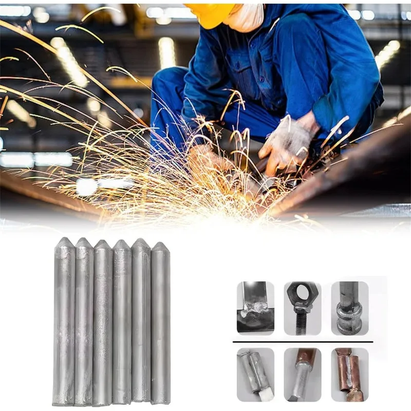 

3/6Pcs Universal Welding Rod HotLow Temperature Cored Electrode Vacuum Welding Steel Universal Copper Aluminum Welding