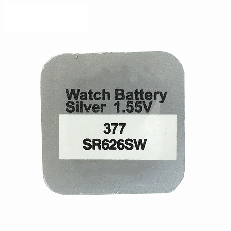 5PCS/LOT SR626SW SR626 377 1.55V  Silver oxide battery for  Watch.