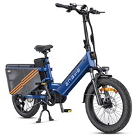 ENGWE LE20 adult Electric Bicycle 250W Motor 48V19.2AH Lithium Battery Aluminum Alloy Ebike 20*3.0 inch Tire Snow Electric Bike