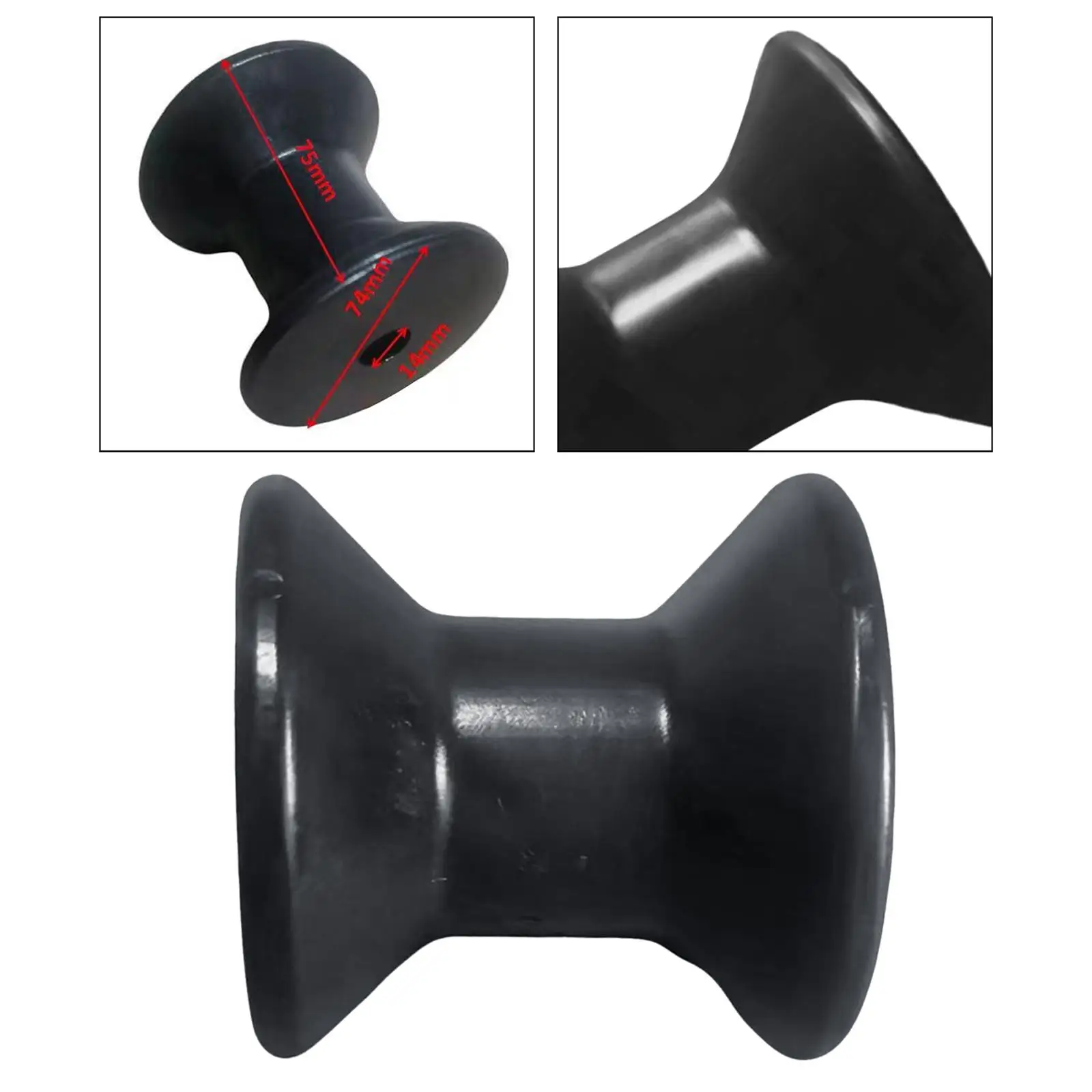 Marine Boat Trailer Bow Roller Boating Equipment Accessories for Yacht Docks Accessories Keel Support Roller Tool Trailer parts