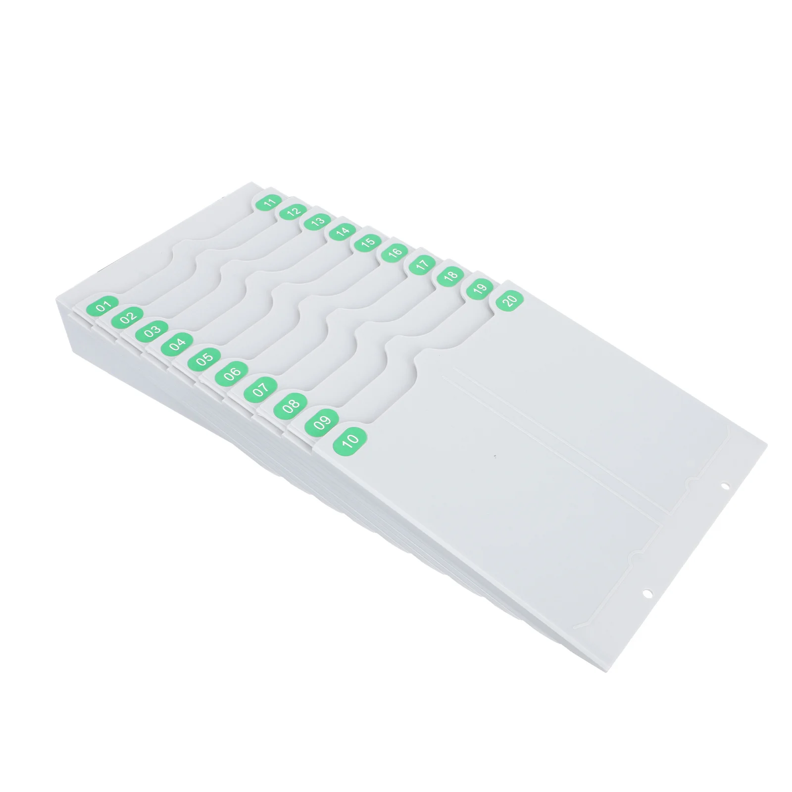 1 قطعة حامل بطاقات الحضور البلاستيك مرنة تخزين الرف متعدد جيب مكتب مصنع البطاقات البلاستيكية الحاويات #6