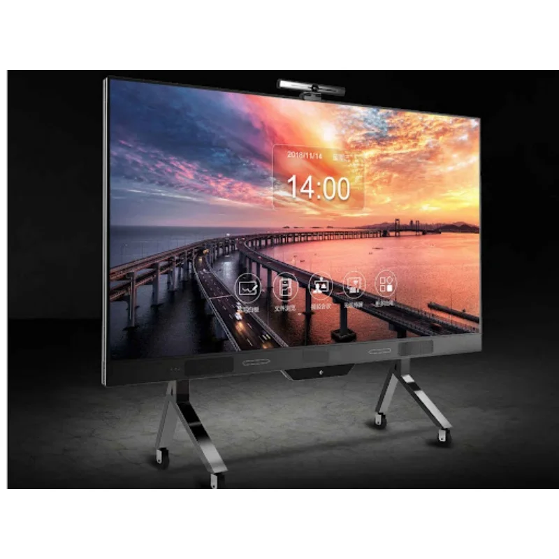 110" 136" 165" 220" Zoll Infrarot Touch Android Systeen Ultra Screen All-in-One Machine Led Teaching Conference TV