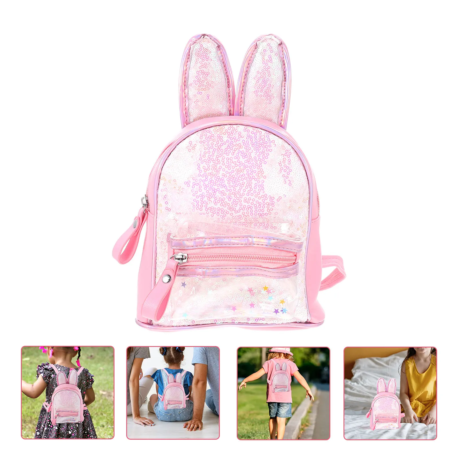 

Lovely Toddler Backpack with Soft PU Surface Comfortable Lightweight Design Ideal for School Kindergarten Walking Trips Perfect