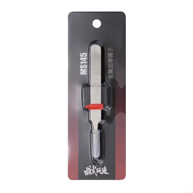 Model-Making Fine Tip Tweezers, Stainless Steel Clamping Tool for Holding Small Parts During Painting, Assembly, Sanding, A2UB