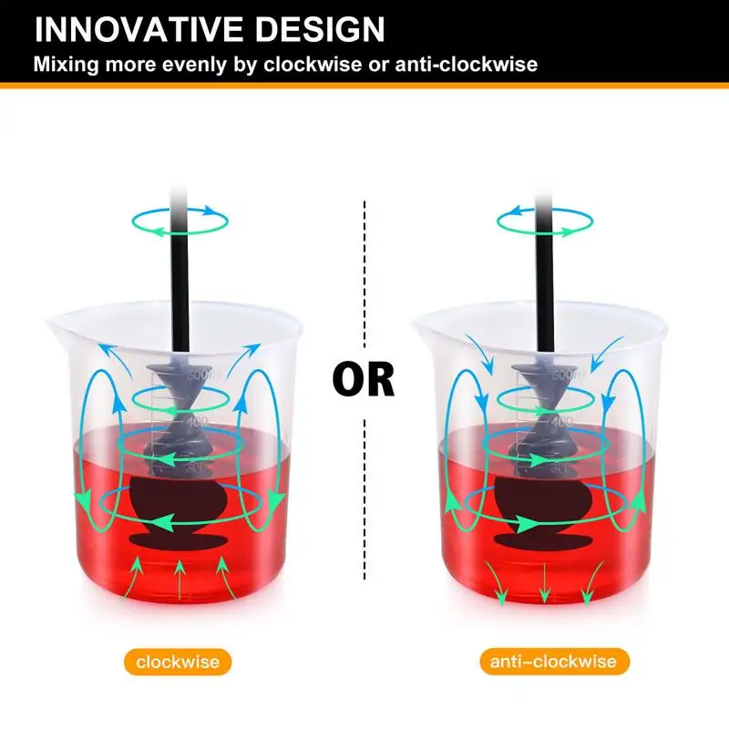 4 шт., палочка для смешивания эпоксидной смолы, стержень для перемешивания краски, спиральный дизайн, смеситель для краски, насадка для дрели,