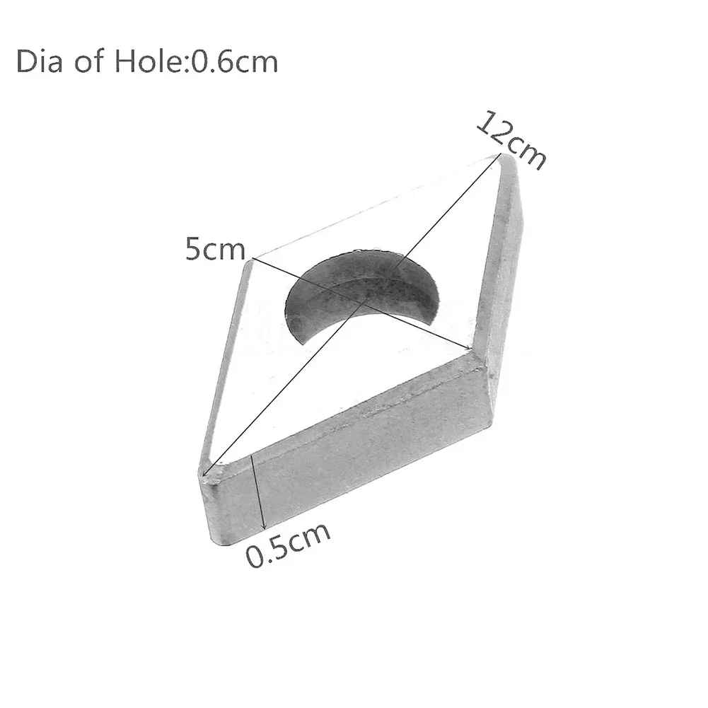 10PCS Carbide Insert DCMT11T304/02/08/12 For Finish Curved Concave Surfaces Hollow Jobs For General Wood Turning Applications