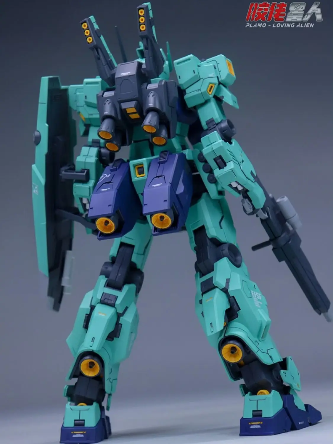 PLAMO LOVING ALIEN MG 1/100 RGM-88X เจดา วี2 อามูร์ เรย์ เจดดาห์ ชุดประกอบโมเดลหุ่นยนต์แอคชั่นฟิกเกอร์ ของเล่นโมเดลพลาสติก ของขวัญ
