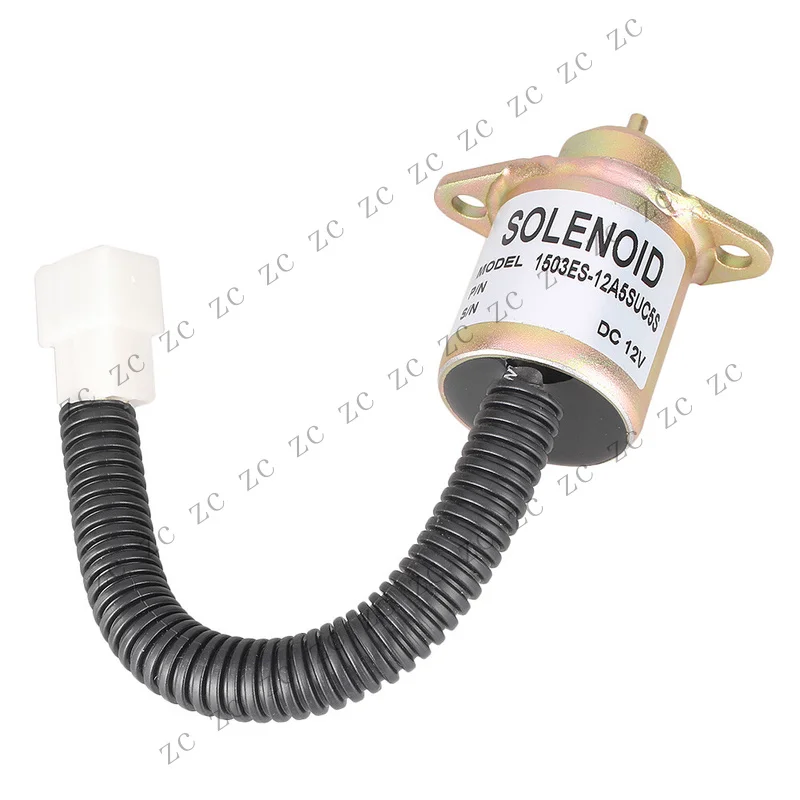 S+ 12V Fuel Shut Down Solenoid Valve for Kubota Yanmar Synchro Start