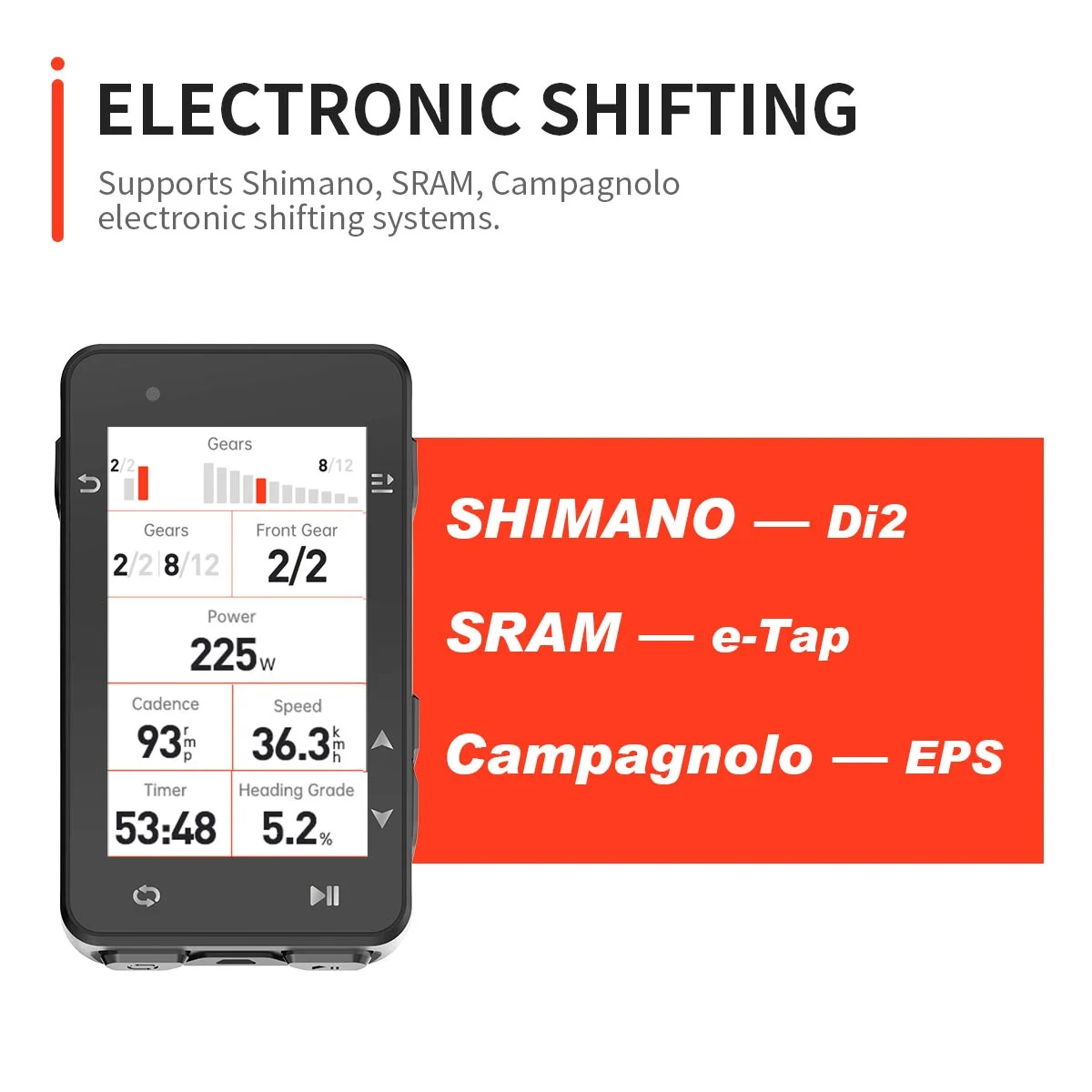 IGPSPORT iGS630 Computer da bici Mappa globale Computer da ciclismo Computer da bici wireless GPS 35 ore di durata della batteria Supporto Smart