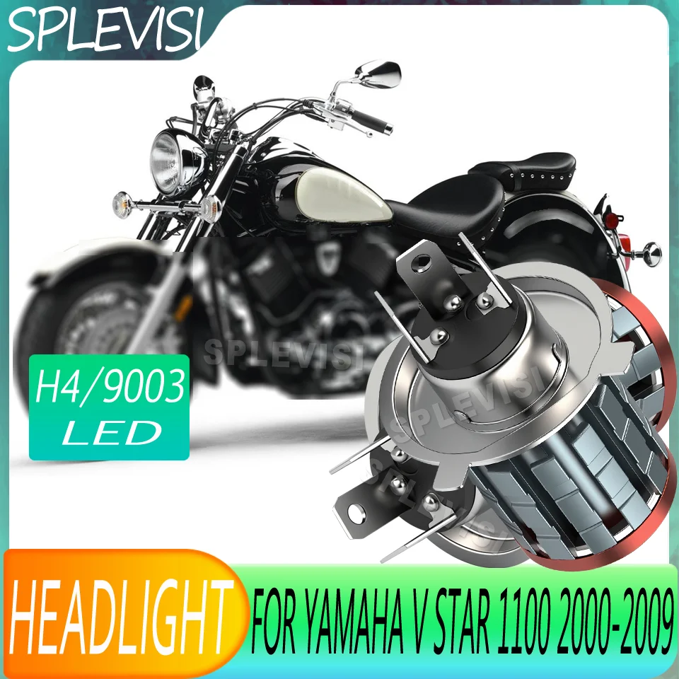 

LED Long Lifespan Easy-Install Motorcycle Headlight For Yamaha V Star 1100 2000 2001 2002 2003 2004 2005 2006 2007 2008 2009