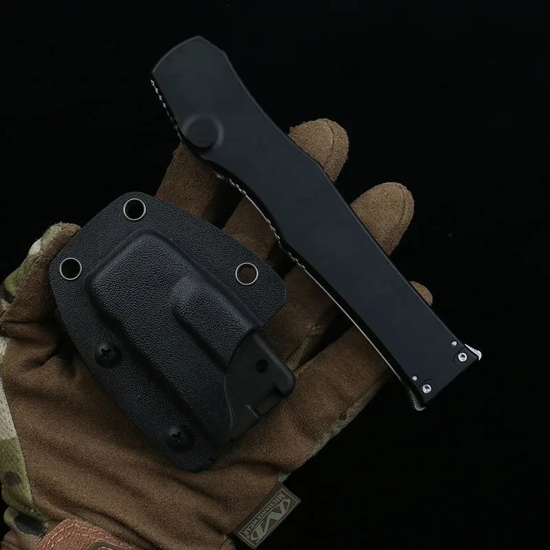 MICRO EDC TECH HL Ⅵ Knives D2 Steel Blade Hardness Acrylic Aviation Aluminum Handle MT ﻿Portable knife