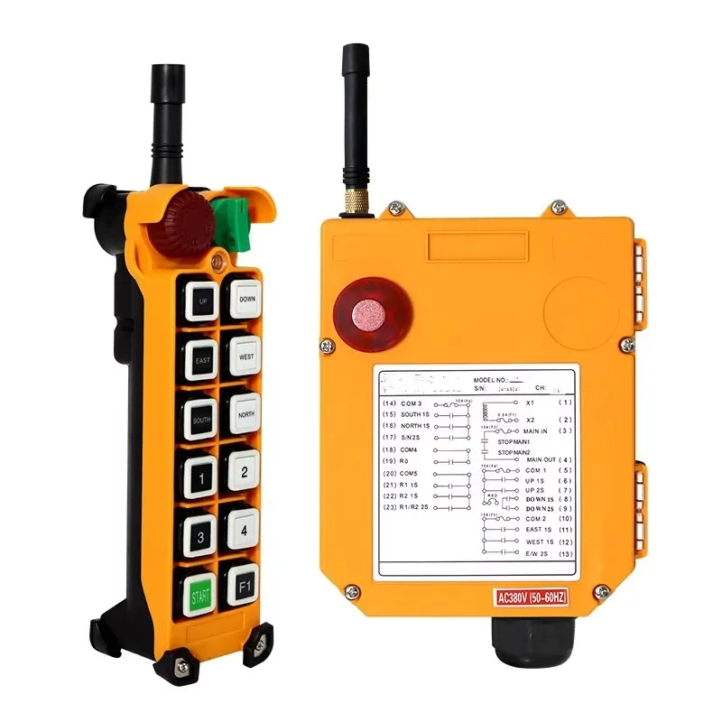 F24-12D Industrial Wireless Smart Controller New Nylon Waterproof Remote for Bridge Crane