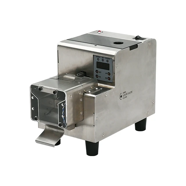 RONGYI Compact Stainless Steel Screw Feeder Adjustable Speed Touch Screen Desktop Design New Anti-Bacterial Oil Conveyor