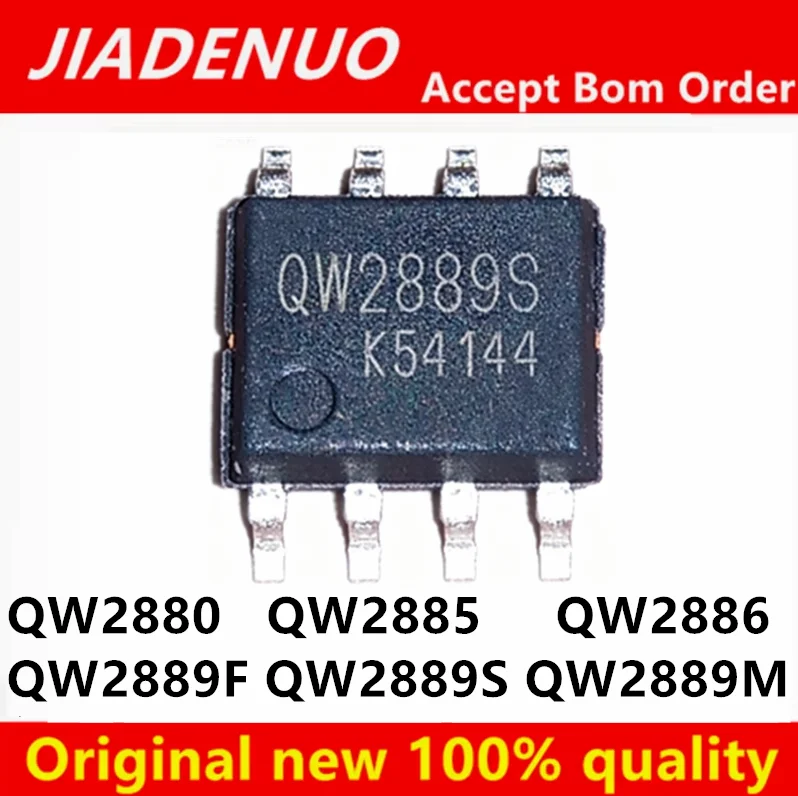 (10piece) 100% New QW2885  QW2880 QW2886 QW2889F QW2889S QW2889M sop-8