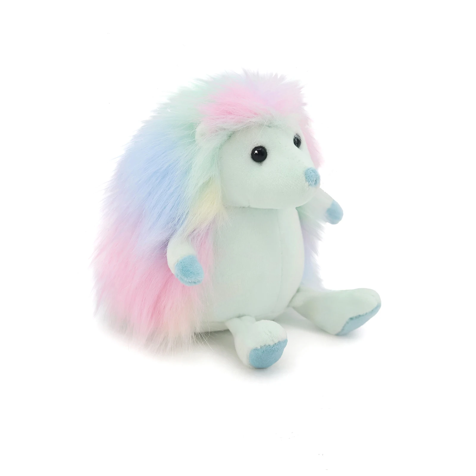 Entzückendes buntes Igel-Plüschtier, Stofftier, schlafender Begleiter, Puppe für Raumdekoration, süßes Geburtstagsgeschenk