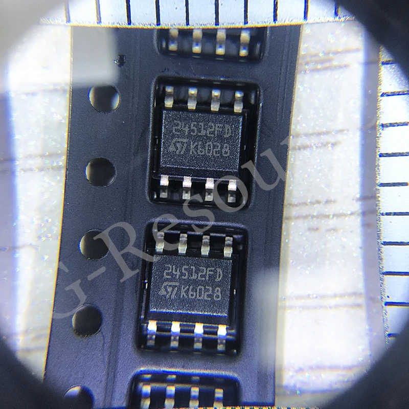 (10 piezas) M24512-DFMC6TP M24512 24512FD SOP-8 EEPROM Serial Flash Memory IC Chip