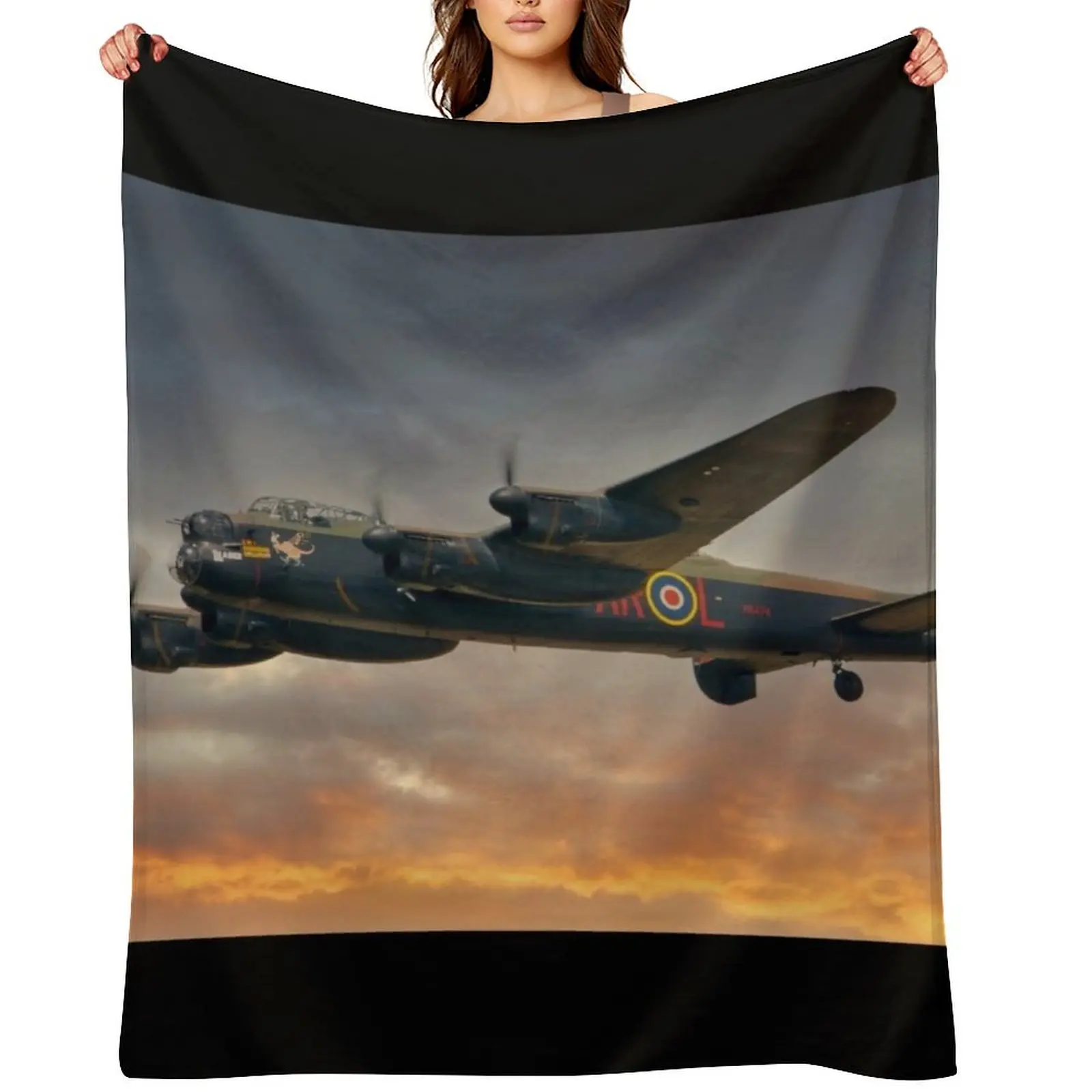 Плед Avro Lancaster Retros Furrys для дивана, идеи подарков на день Святого Валентина, одеяла