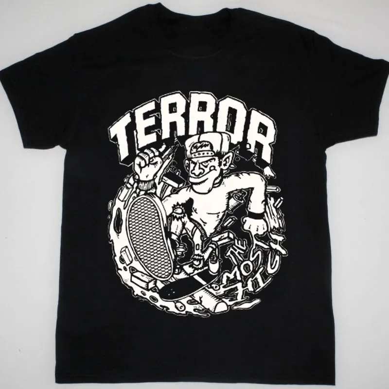 NEW Terror band Gift Fans Concert Tour Black All Size Shirt