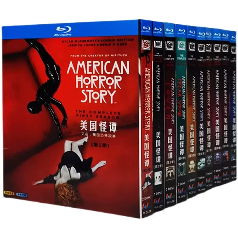 Blu-ray Ultra HD American Drama American Horror Story Season 1-12 BD Disc 20 Disc Box Set