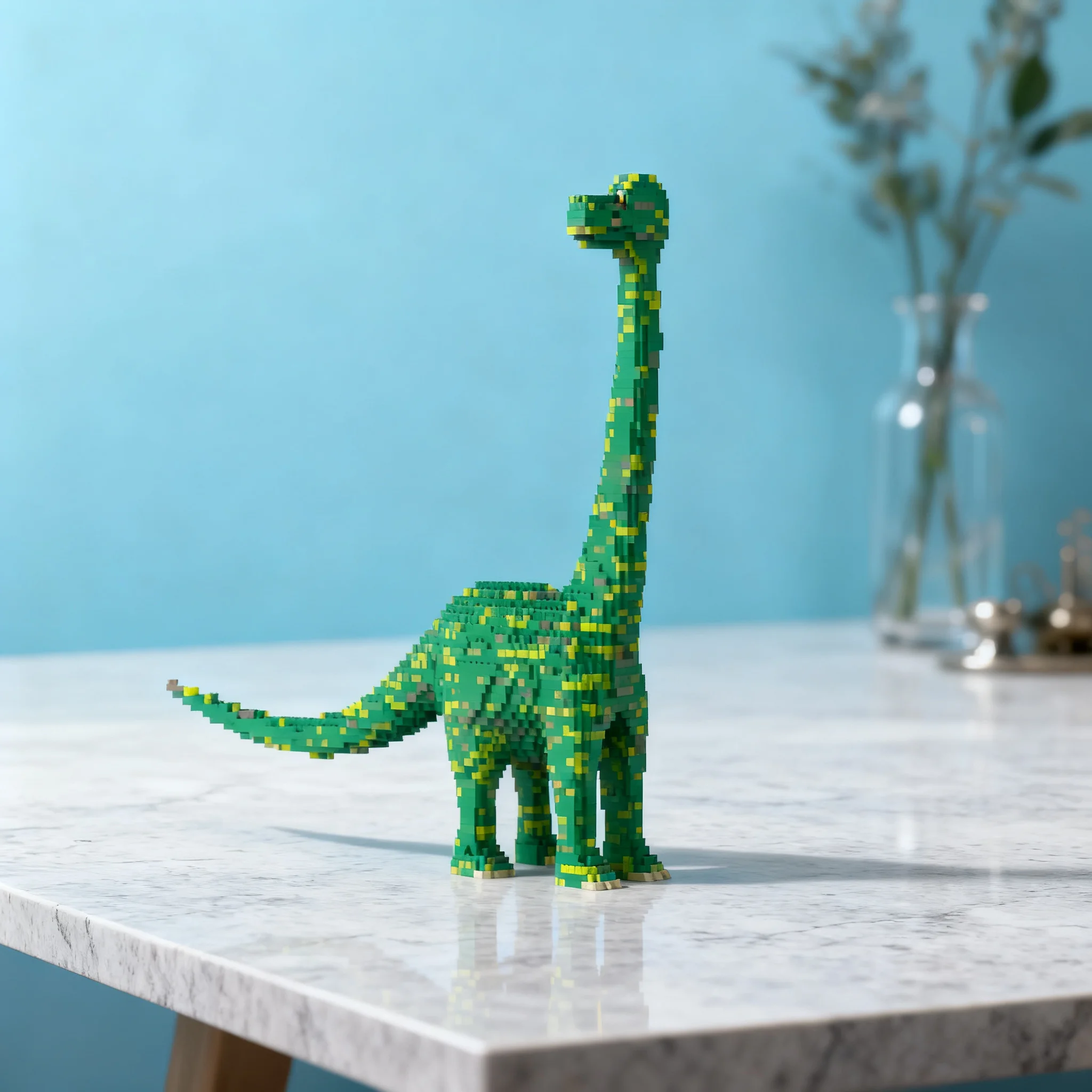 4855pcs MOC Sculptures Cartoon Dinosaur Model Building Blocks Christmas Gift Architecture Toys Idea Assemble Craft 3D Birthday