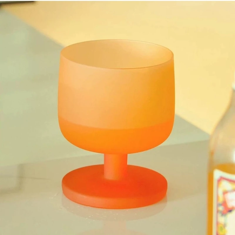 Candy osmanthus solid color water cup simple gift lead-free glass new cocktail cup