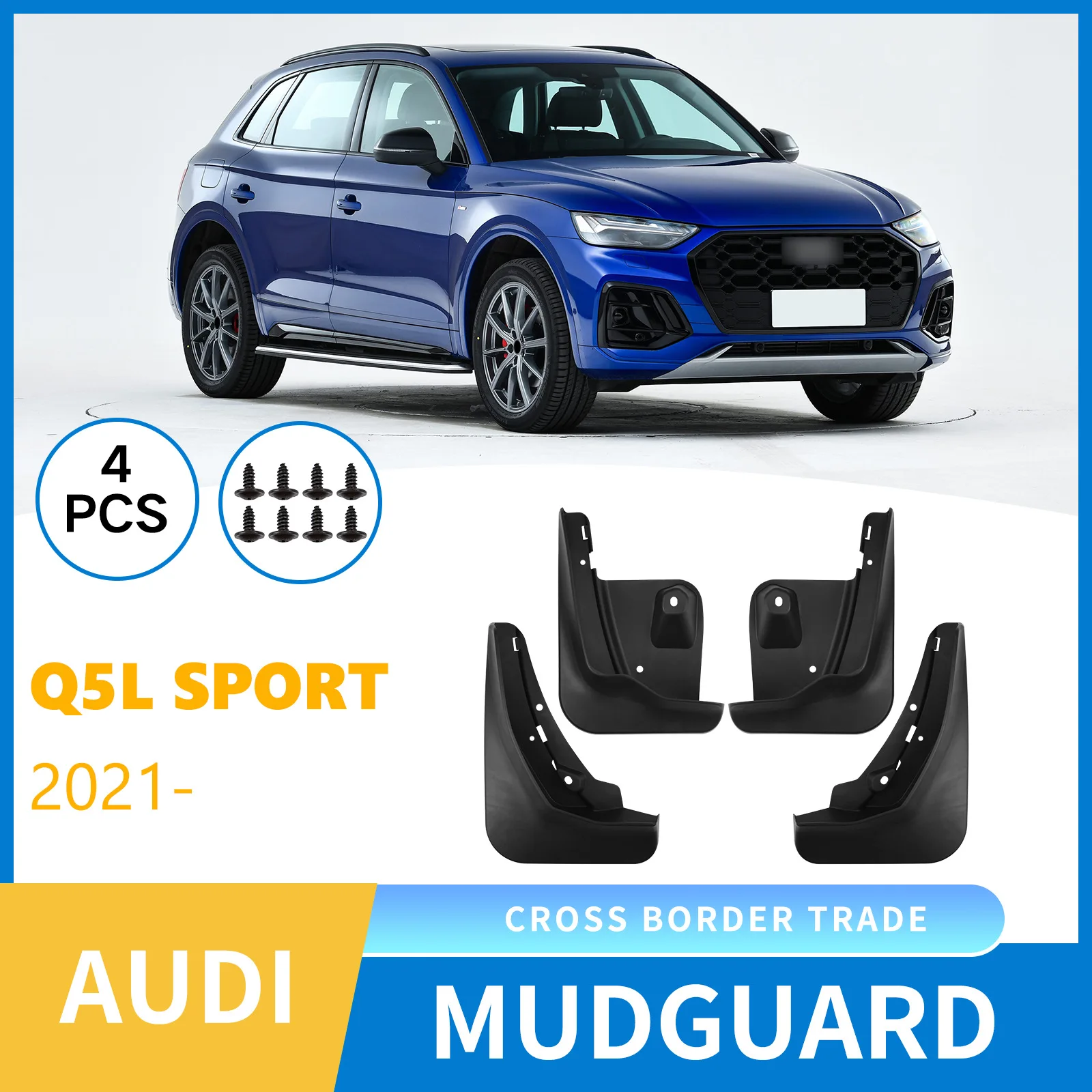 

Mudguard suitable for Audi Q5L 2021-2025 mid to high end sport version car mudguard sheet