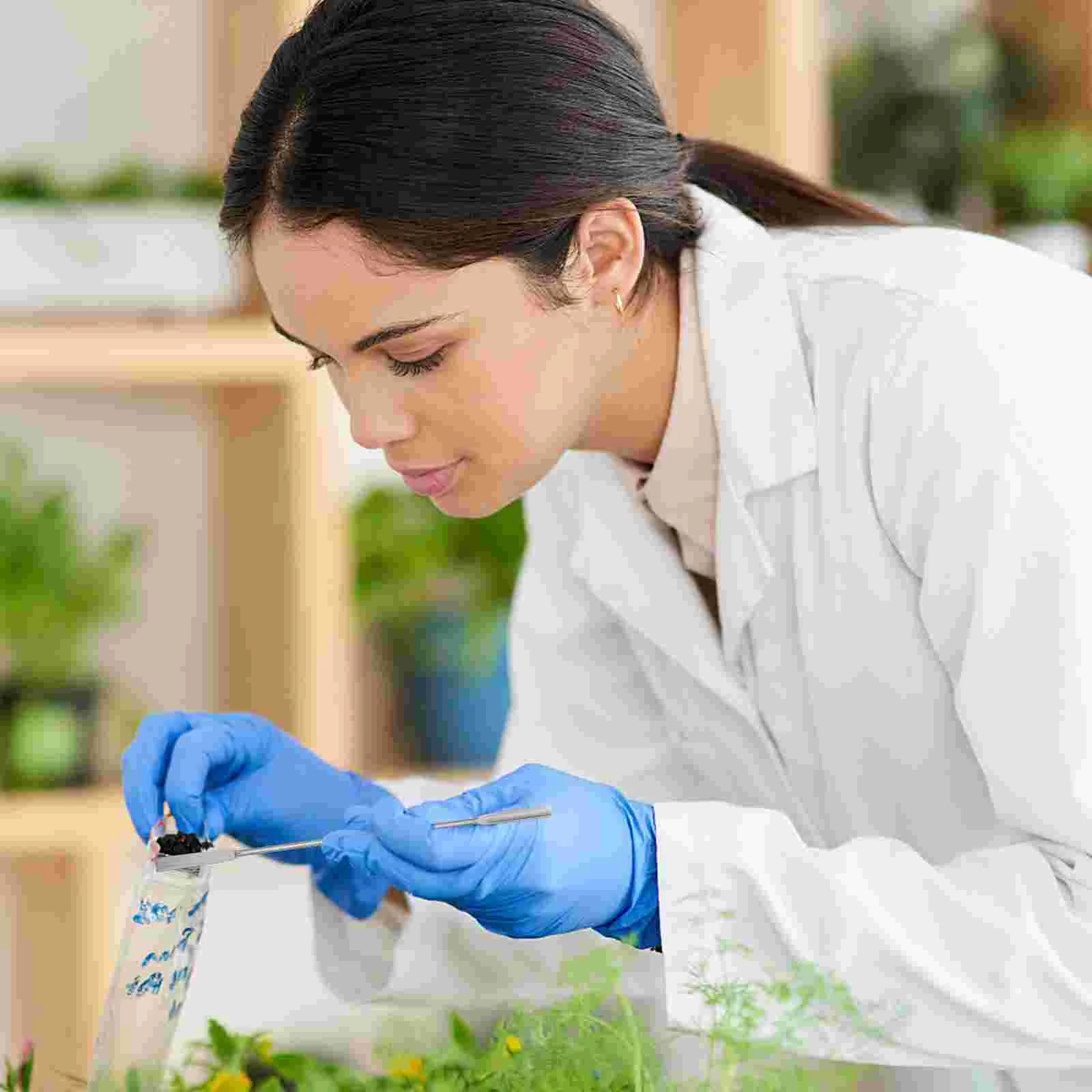 20 Cm Powder Handling Tool Double Ended Mixing Scoop Spatula Laboratory Micro Stainless Steel