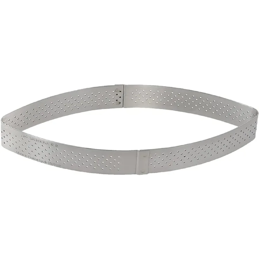 

Перфорированное кольцо для пирога Calisson — 10 x 4,3 дюйма — идеально подходит для выпечки красивых четких тарелок — простота в использовании и очищенности — сделано во Франции