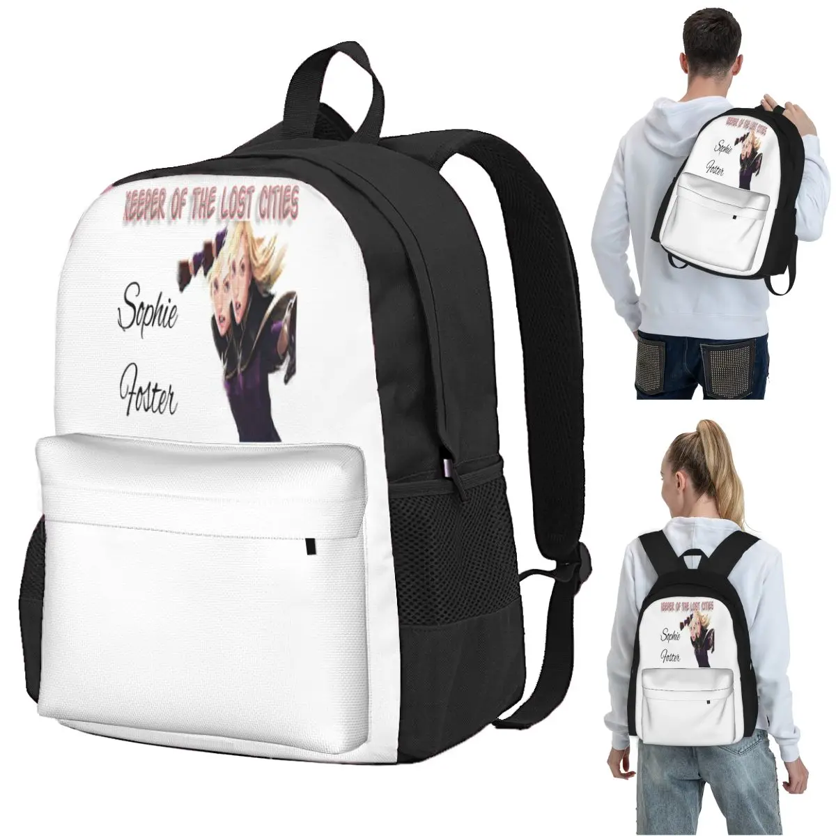 

Keeper Of The Lost Cities Backpack Student BookBag Kids School Bag Computer Shoulder Bags for Men Women