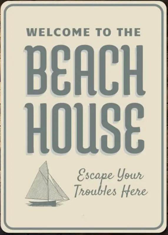1e、ヨットの装飾、ビーチハウスのサイン、ビーチハウスの装飾、ウェルカムビーチサイン、ビーチの装飾、ヨットのサイン、セーリングサイン、クオリティミー
