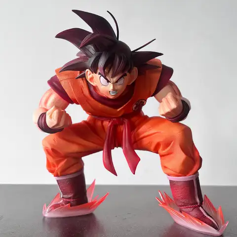 Dragon Ball Goku Kaio-Ken Statue Figure, Anime Desktop Display Model, Exquisite Collectible Ornament For Anime Lovers